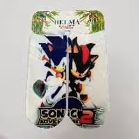 جوراب نخی پسرانه طرح سونیک مناسب فصل تابستان