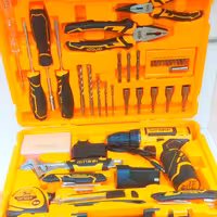  پک کامل دریل شارژی 12 ولت دینگی با کیفیت عالی 2 باتری