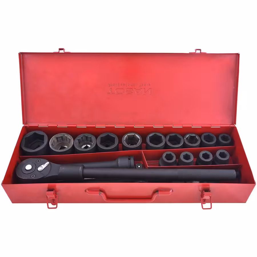 جعبه بکس درایو 3/4 اینچ 19 پارچه فشار قوی توسن مدل T3454-19