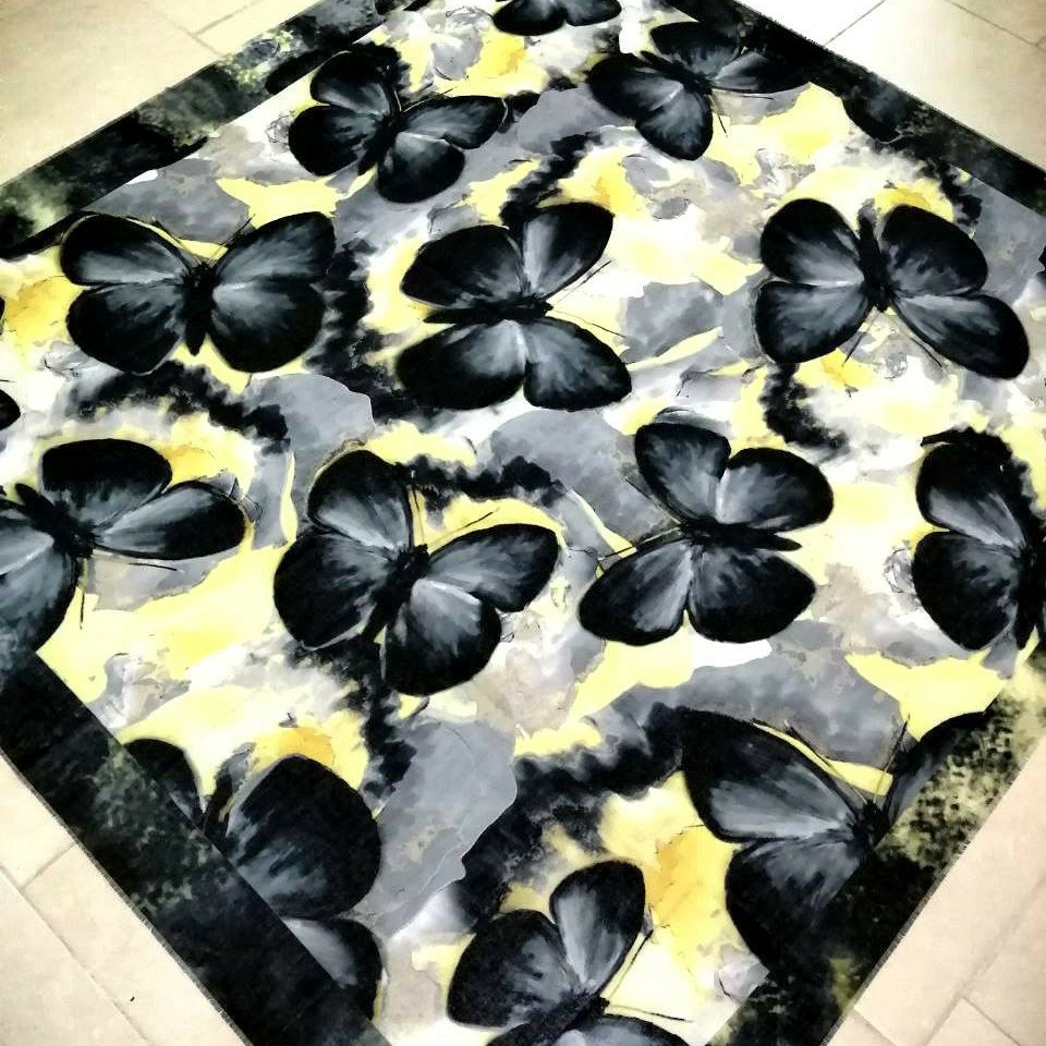 روسری نخی قواره 140 زیبا