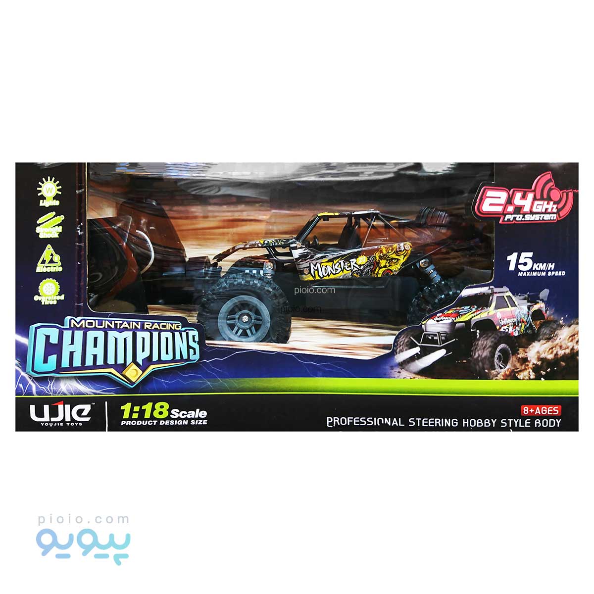 ماشین کنترلی آفرودی Monster آیتم UJ99P182 تک و عمده