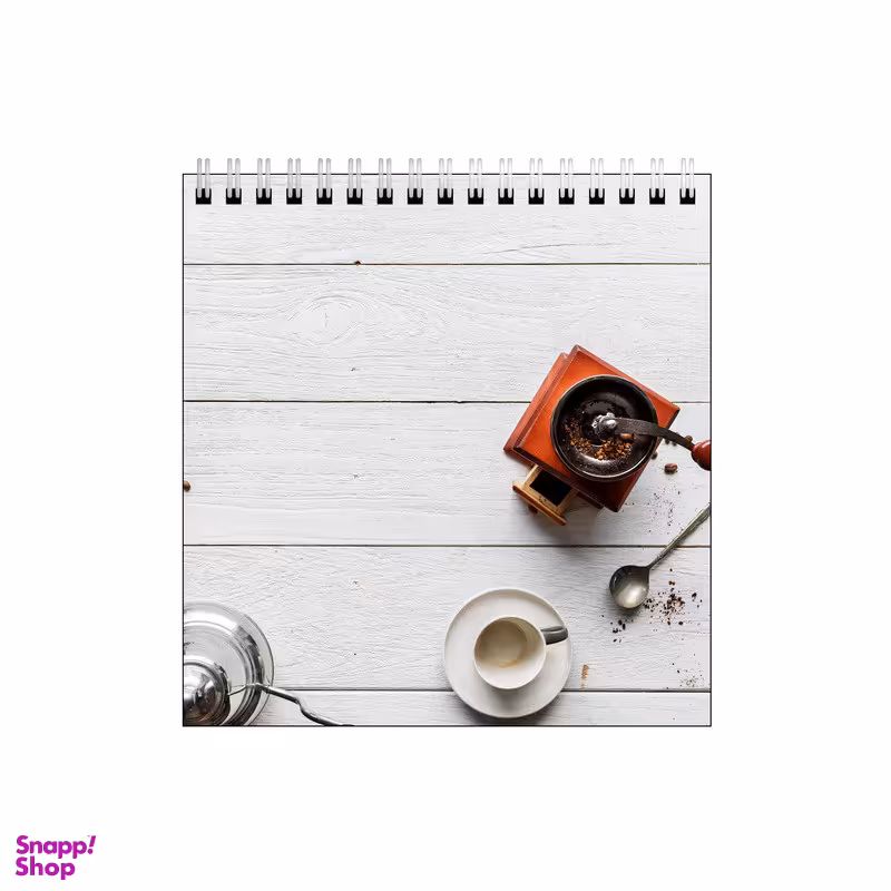 دفتر طراحی ۶۰ برگ طرح قهوه کد 1687672