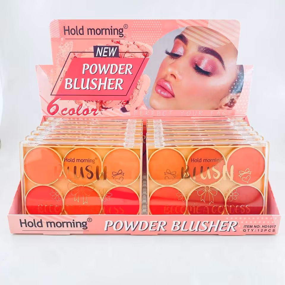 پالت رژگونه 6 رنگ هولد مورنینگ 