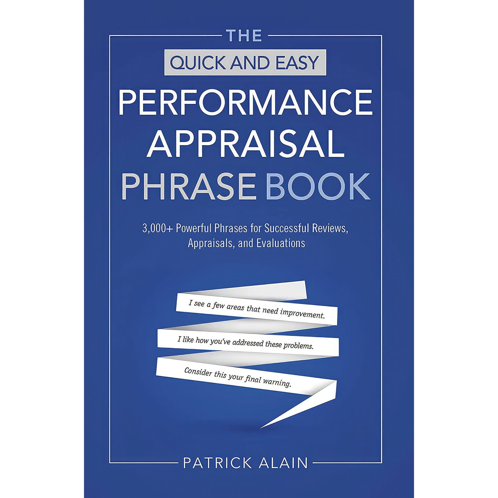 کتاب زبان اصلی The Quick and Easy Performance Appraisal Phrase Book