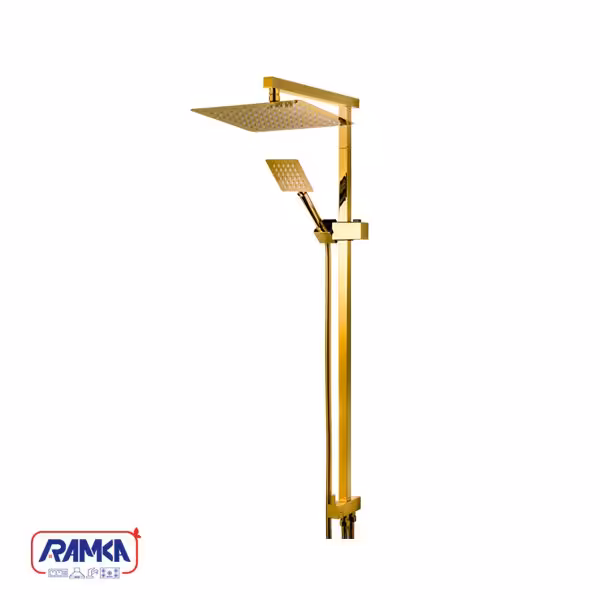 علم دوش دو حالته فلت طلایی کاویان