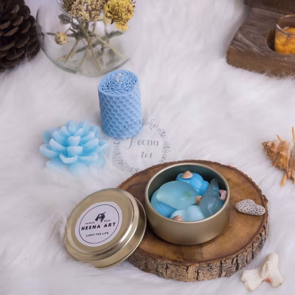 صابون طرح صدف قوطی