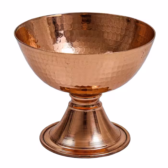 بستنی خوری مسی مدل ساده نانو 6 تایی آلامیس