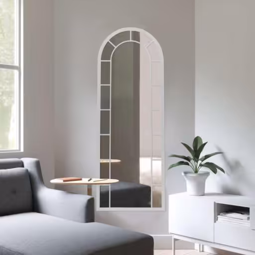 آینه الف مدل  نیم قد تاج