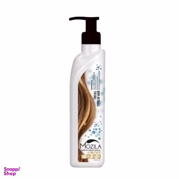 ماسک مو کراتینه موزیلا (Mozila) مدل فاقد سولفات حجم 500 میلی لیتر