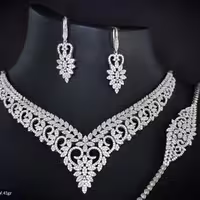 سرویس پایه جواهر نقره آکسو سری ES کد 018