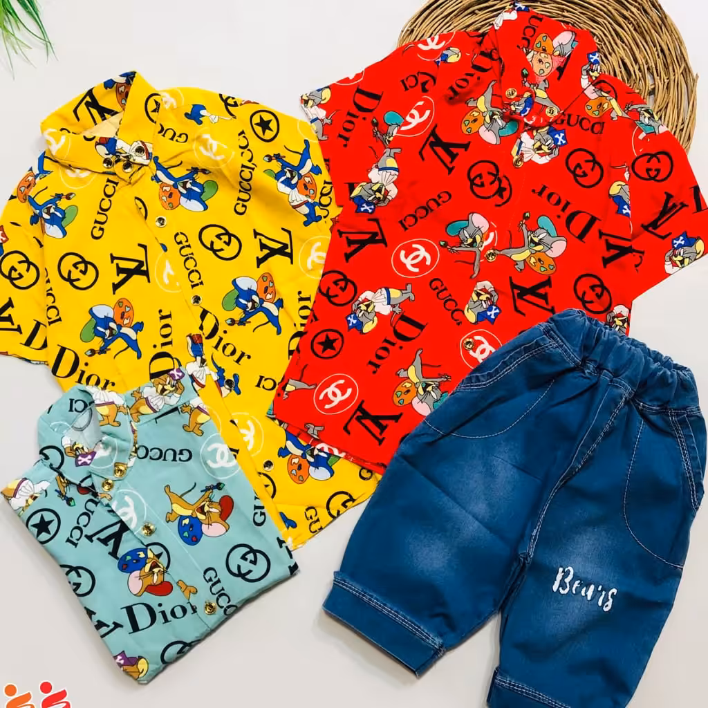 تیشرت شلوارک تام و جری 