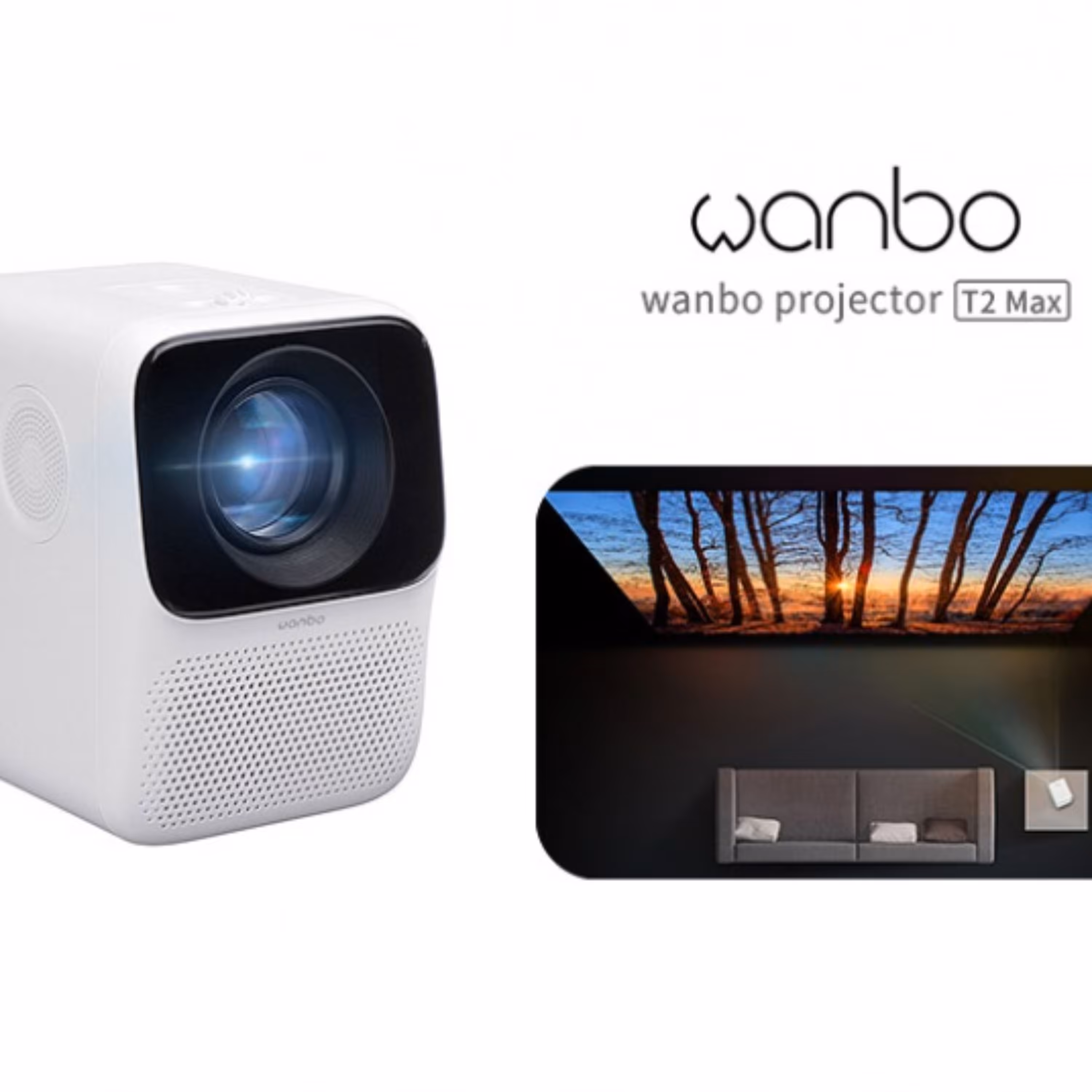 ویدئو پروژکتور قابل حمل شیائومی مدل XIAOMI Wanbo T2 Max