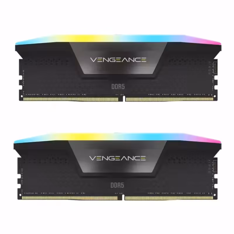 رم کورسیر VENGEANCE RGB 64GB 32GBx2 5200MHz CL40 DDR5