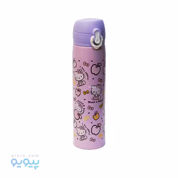 فلاسک فانتزی دخترانه مدل هلو کیتی عمده و کارتنی
