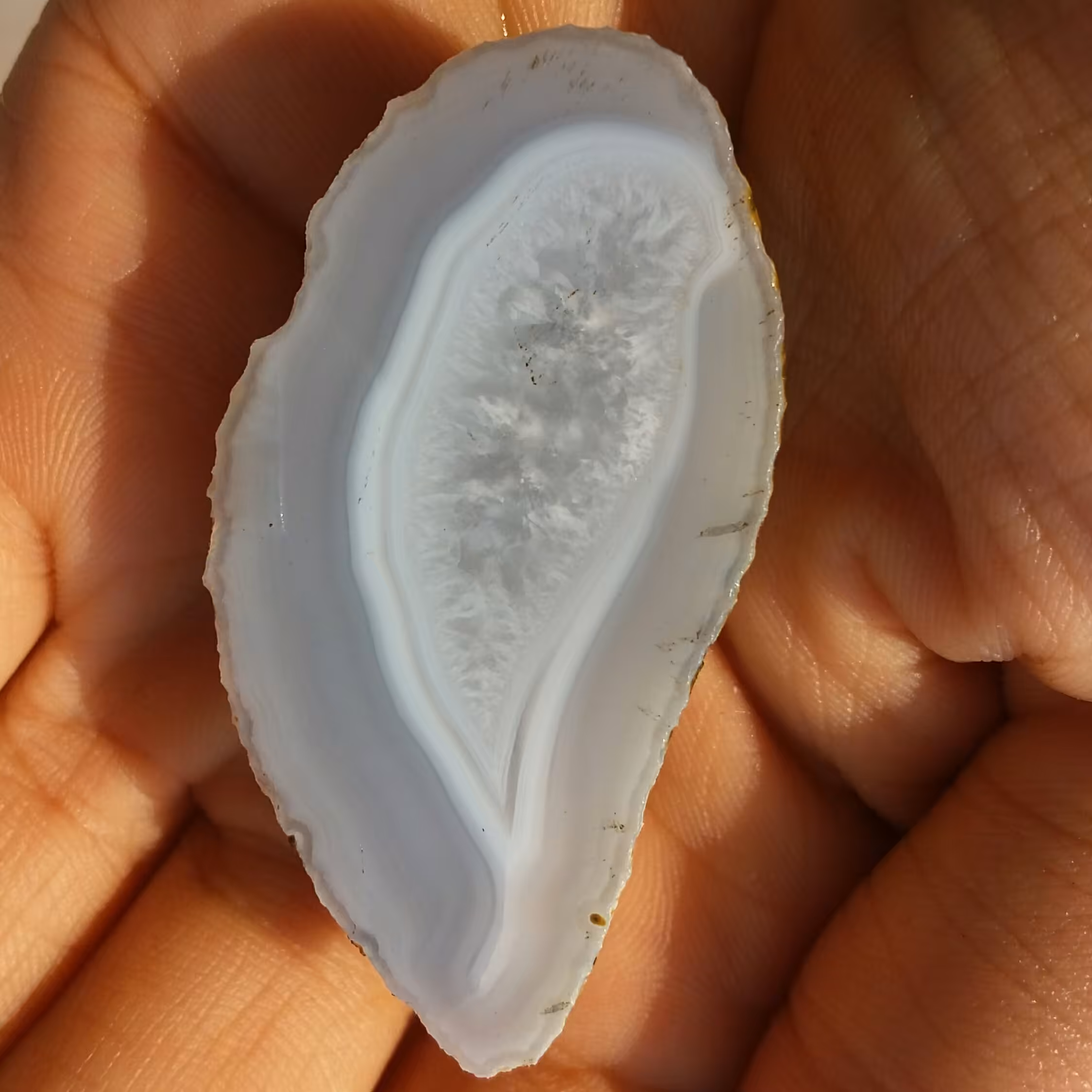 اسلایس سنگ راف عقیق سلیمانی سه بعدی مصور پرنده 100 در صد طبیعی شاهکار خلقت دیدنی محشر