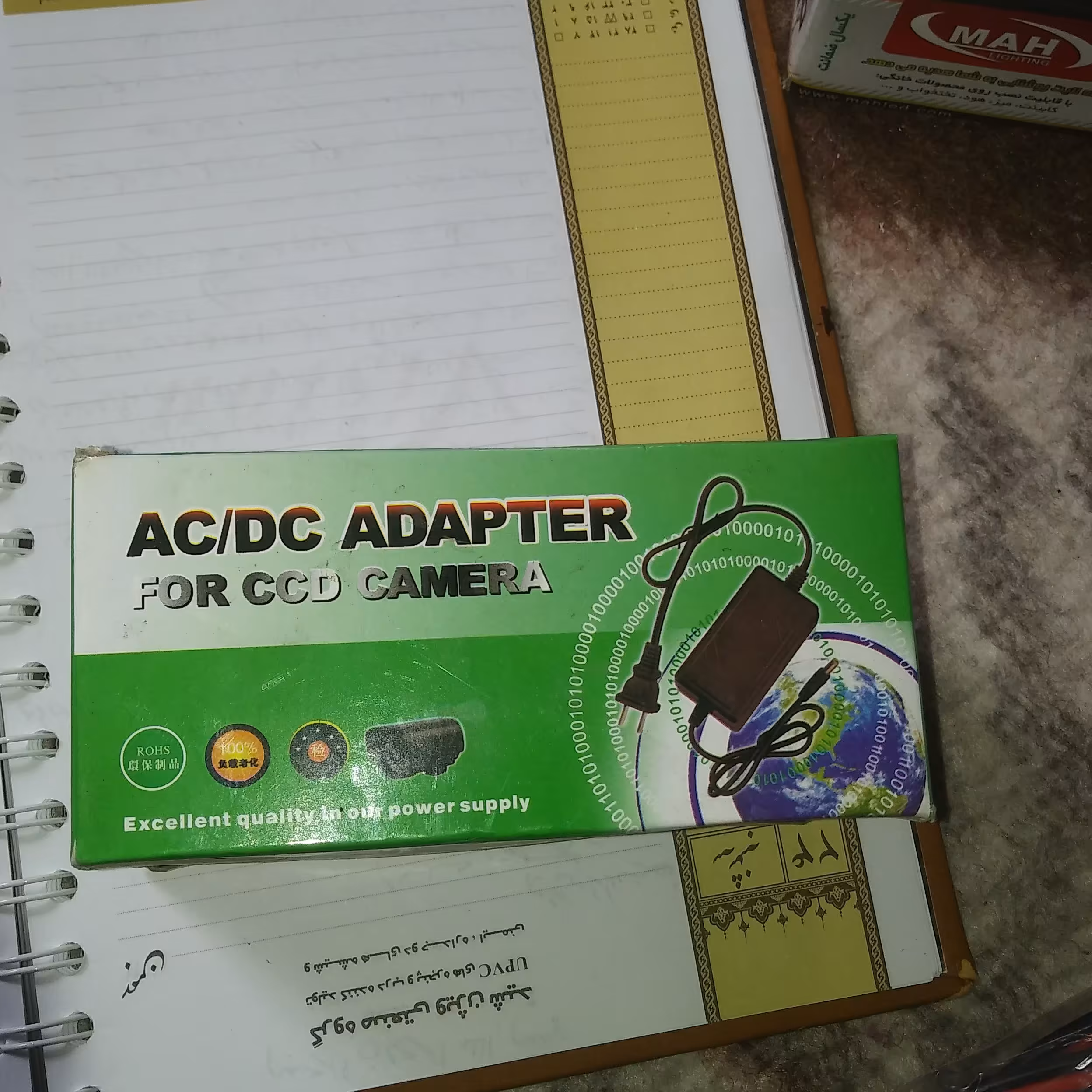 ادابتور 12ولت برای دوربین