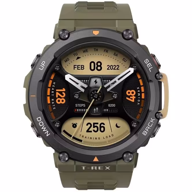 ساعت هوشمند امیزفیت مدل Amazfit T-Rex 2 ا Amazfit T-Rex 2 Smartwatch