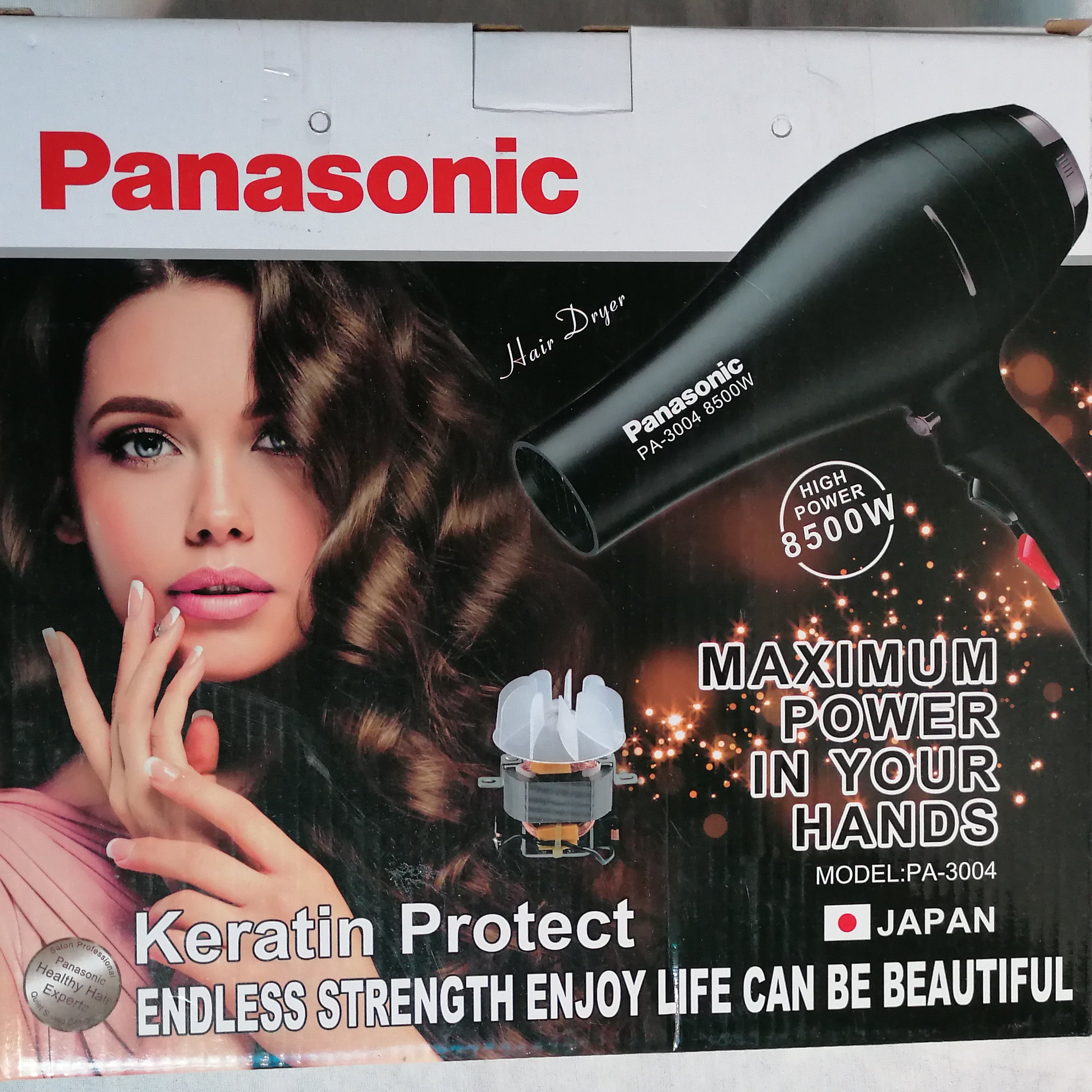 سشوار کراتینه پاناسونیک ژاپنی اصل 8500w ژاپنی (حرفه ای)(made in japan)