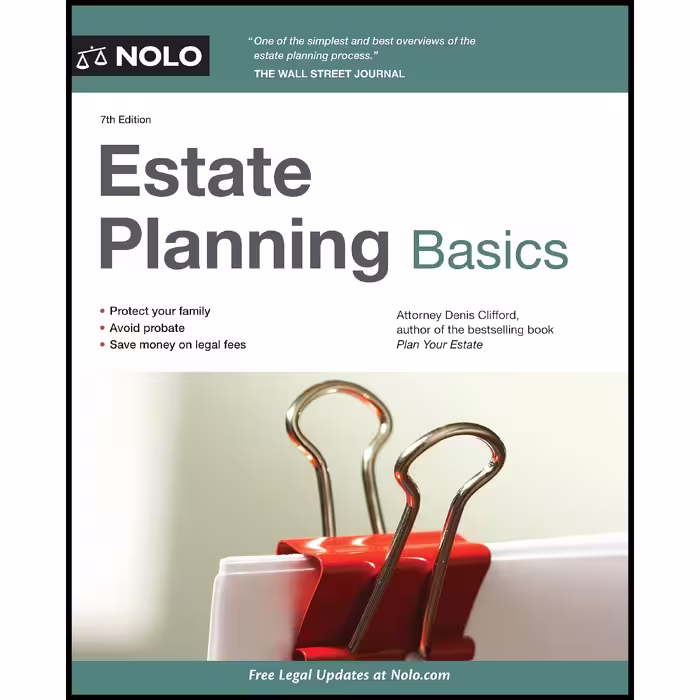 کتاب زبان اصلی Estate Planning Basics اثر Denis Clifford انتشارات NOLO