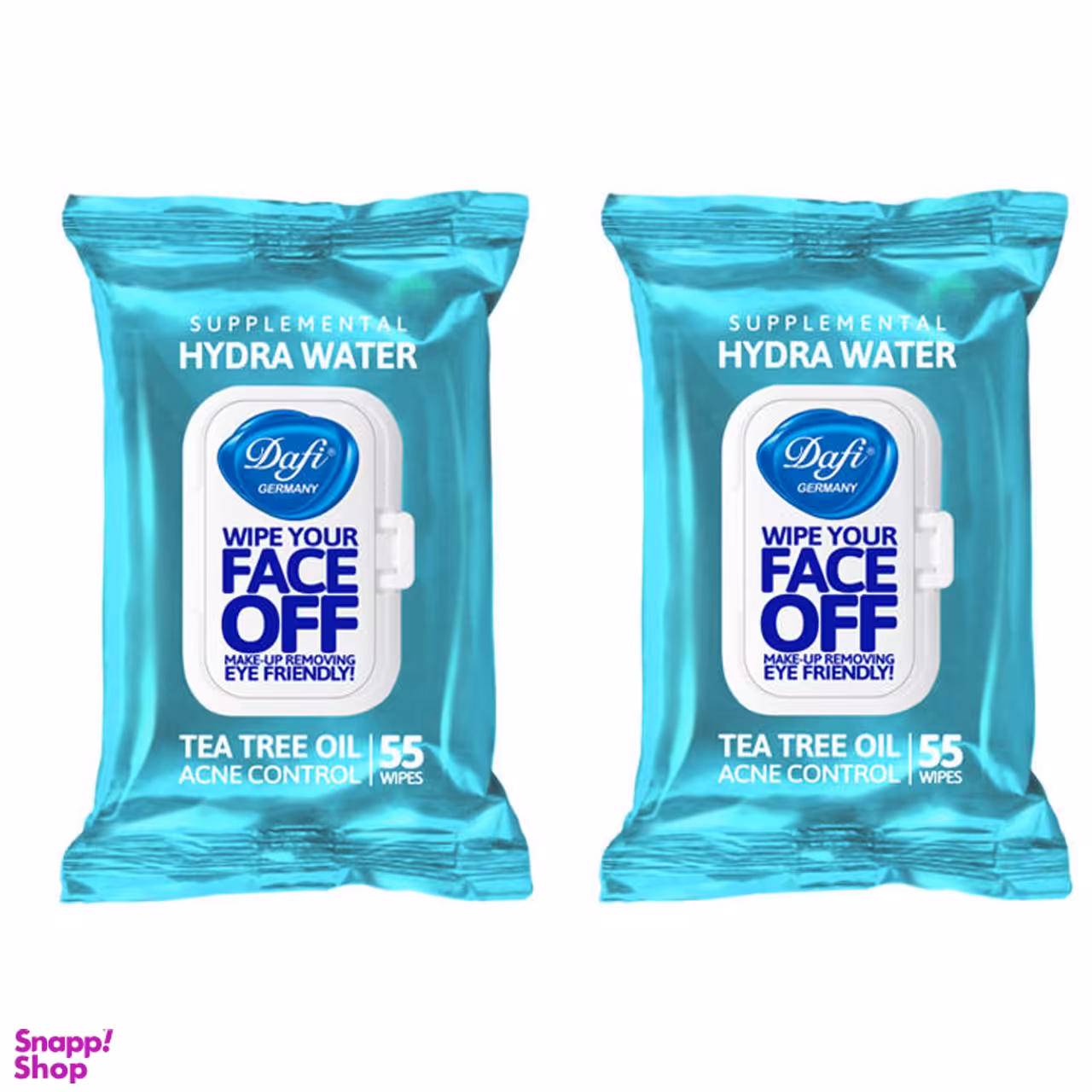 دستمال مرطوب دافی (Dafi) مدل Hydra Water مجموعه 2 عددی