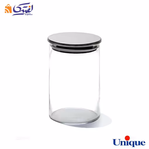 بانکه شیشه ای درب استیل یونیک 900 سی سی  UN-1275A