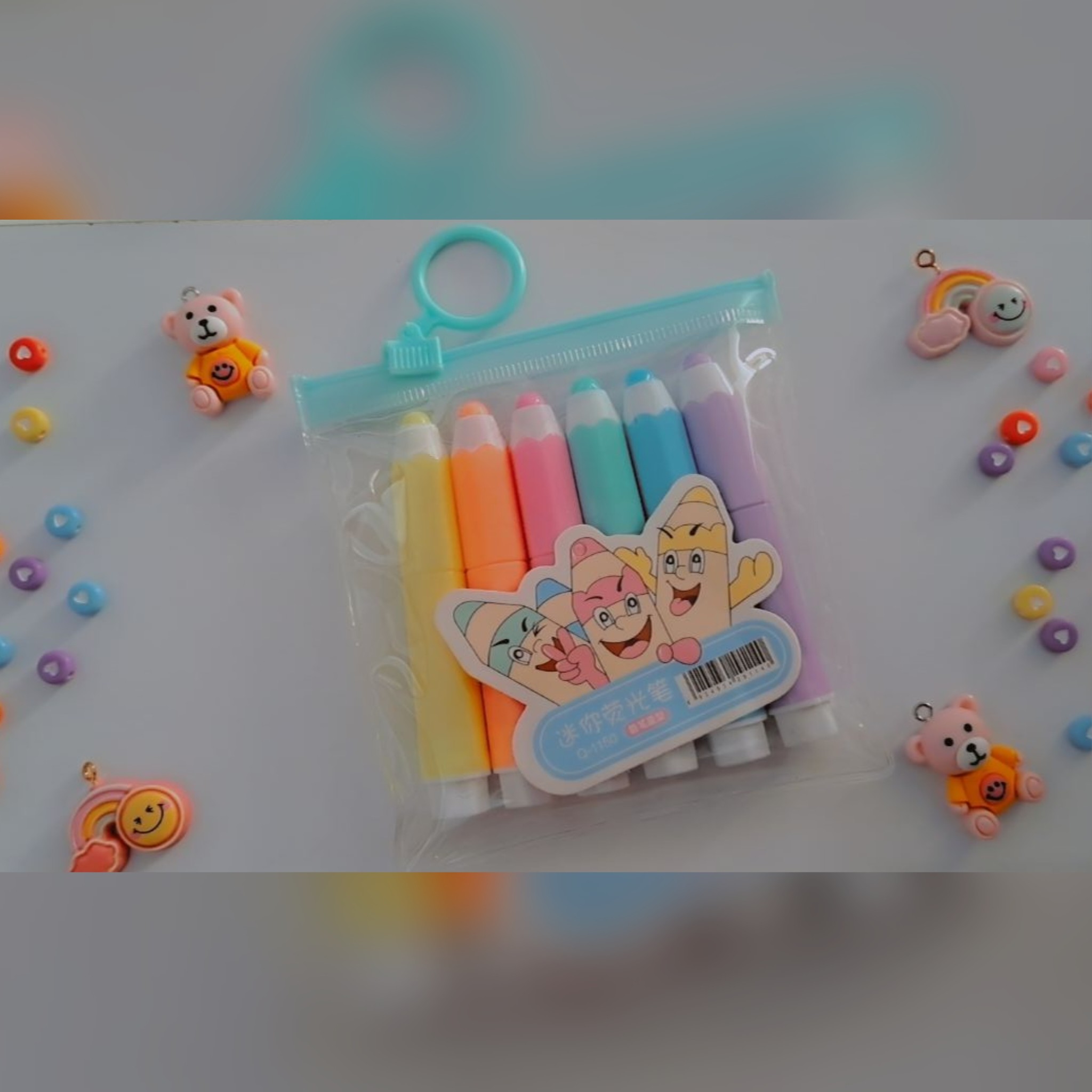 هایلایت طرح مدادی  بسته 6 عددی