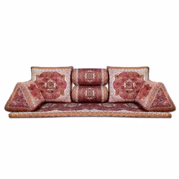 ست 7 تکه پشتی مدل شاه نشین کد 3016