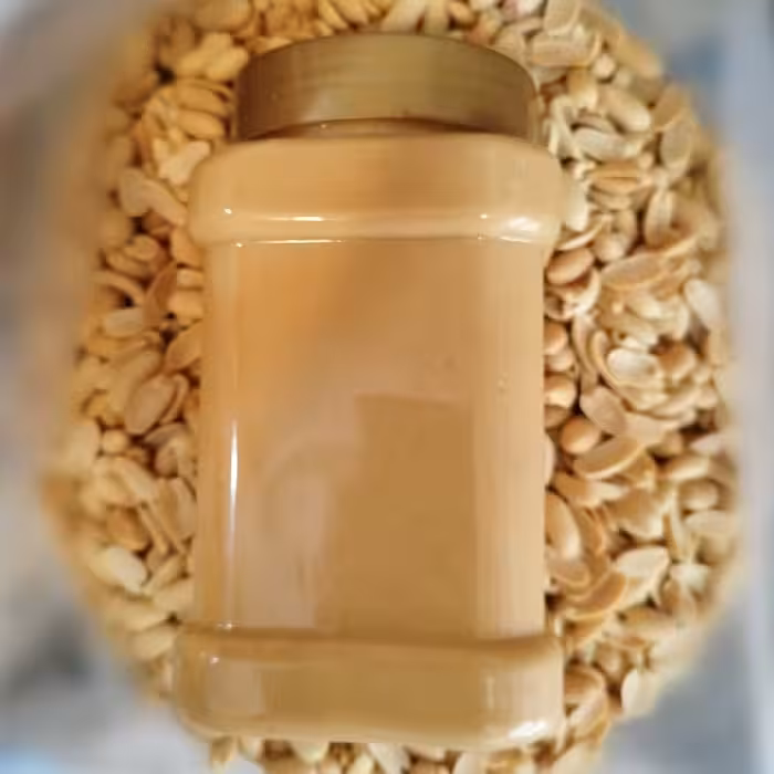 کره بادام زمینی شکلاتی با شکلات چیپسی ( یک  کیلویی) 