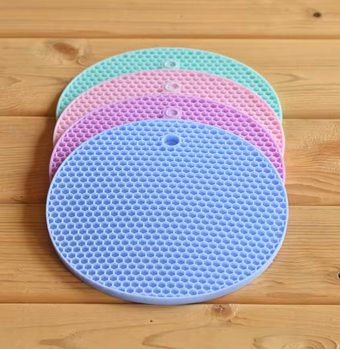 زیر قابلمه گرد سیلیکونی