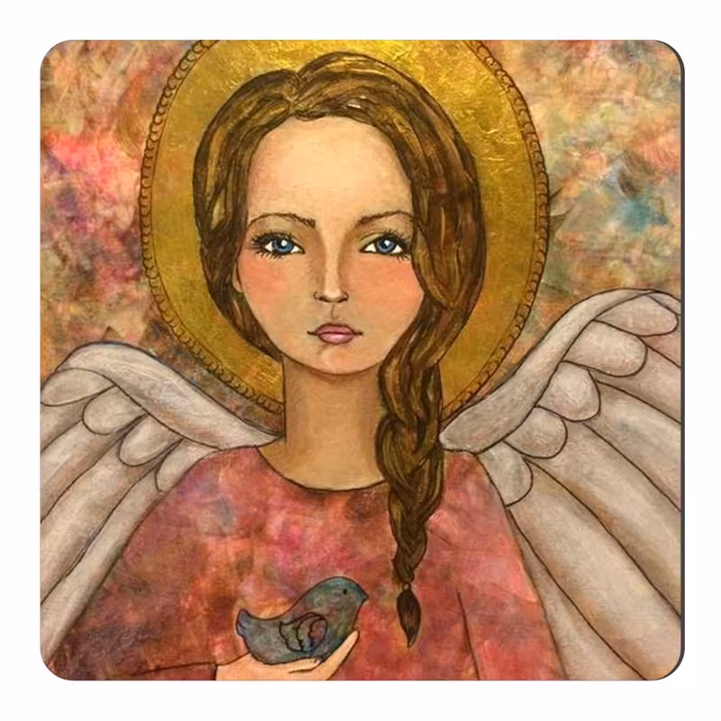 مگنت یخچال طرح فرشته کد wmg193