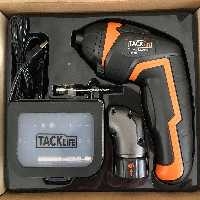پیچ گوشتی شارژی سفارش المان برند tacklife  با کله پیچهای متفاوت و کله زاویه دار