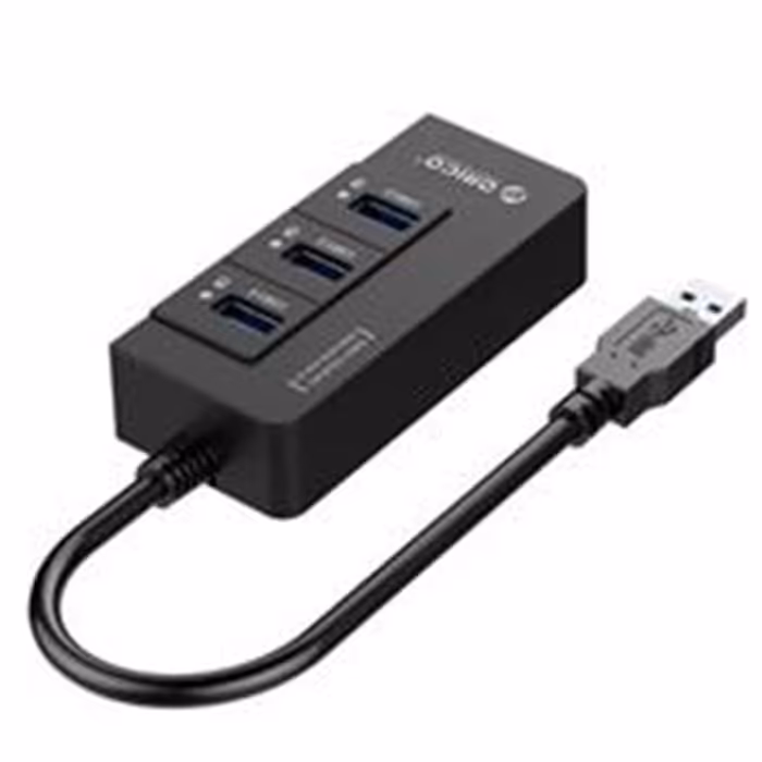 هاب USB 3.0 سه پورت همراه با پورت RJ45 اوریکو مدل HR01-U3