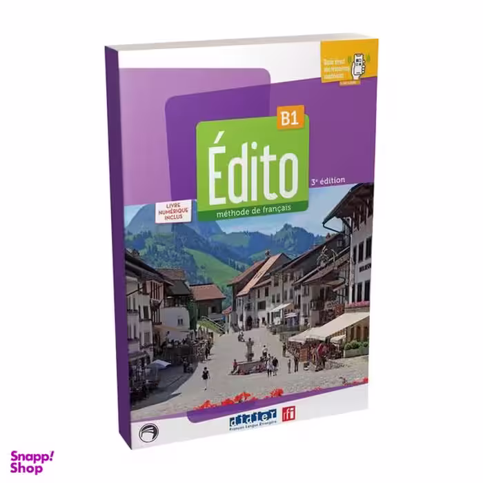 کتاب Edito B1 second edition اثر Pinson Cecile انتشارات Didier