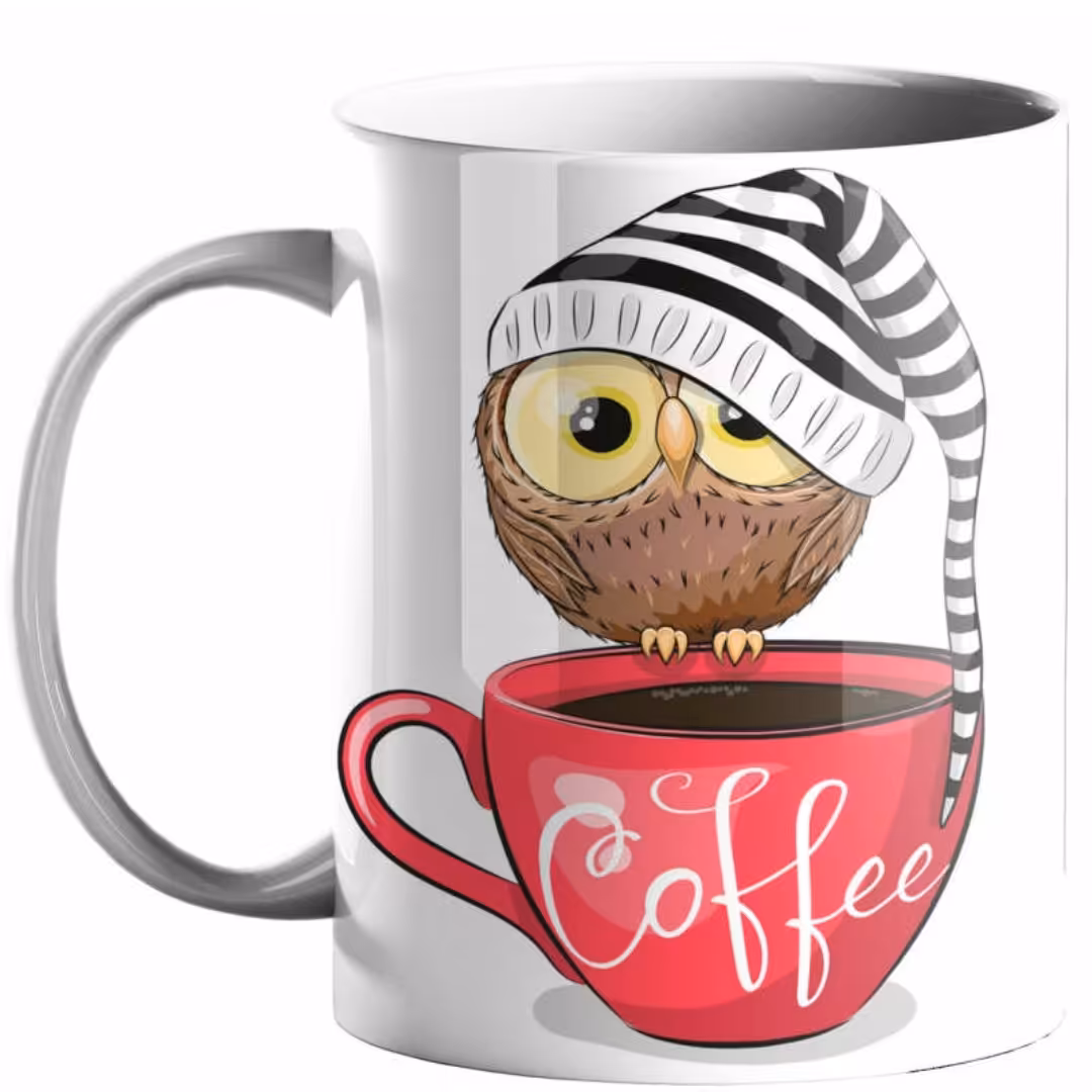 ماگ طرح جغد کد407