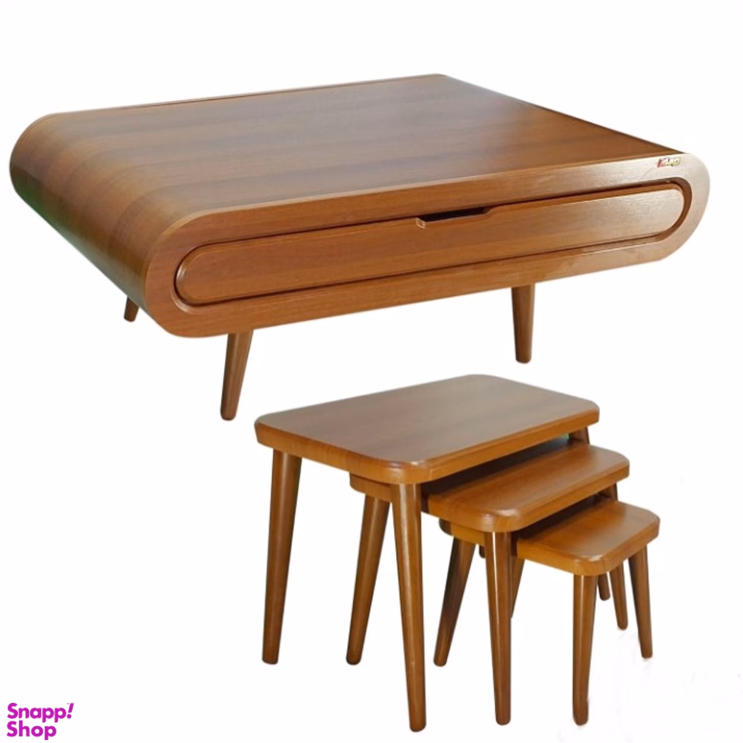 میز پذیرایی مدل رادیویی مجموعه ۴ عددی