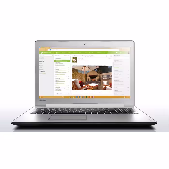 لپ تاپ لنوو مدل Ideapad 510 با پردازنده i7 7500HQ رم 12GB حافظه داخلی 1TB