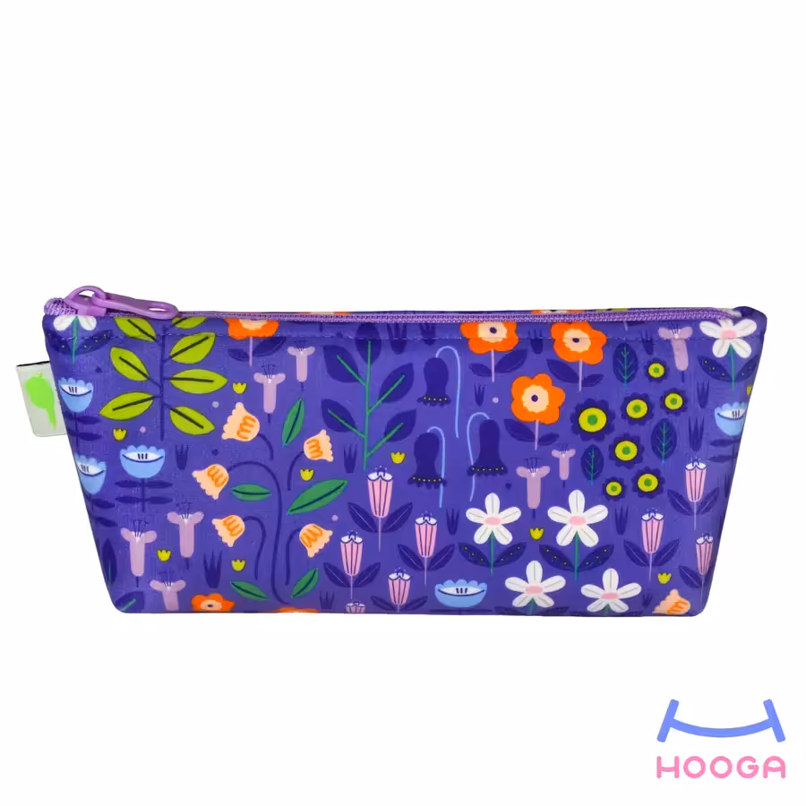 جامدادی طرح گلگلی بنفش