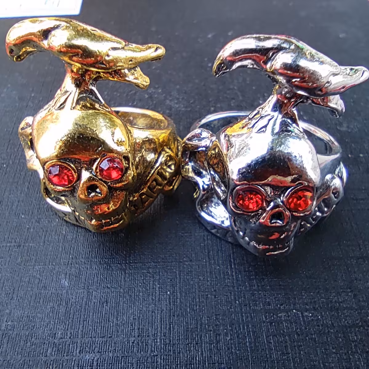 انگشتر مدل اسکلت و پرنده