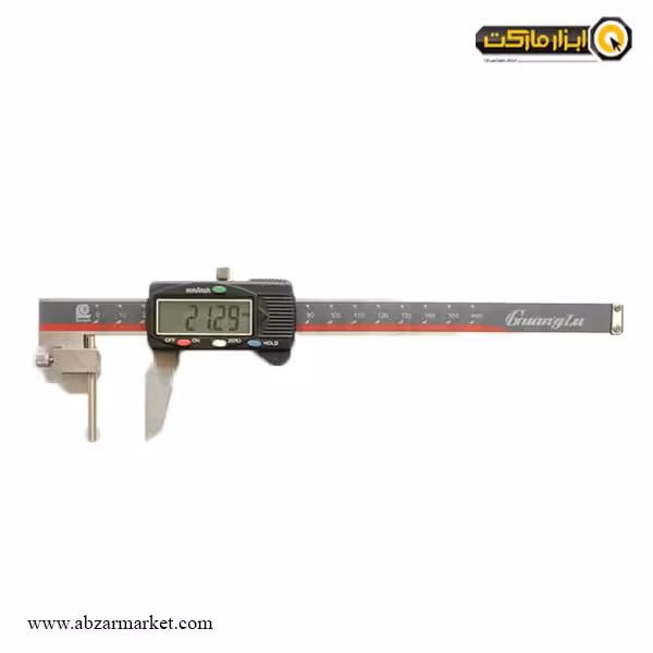 کولیس لوله دیجیتال گوانگلو 15 سانتی متر کاربایدی مدل G-221-115