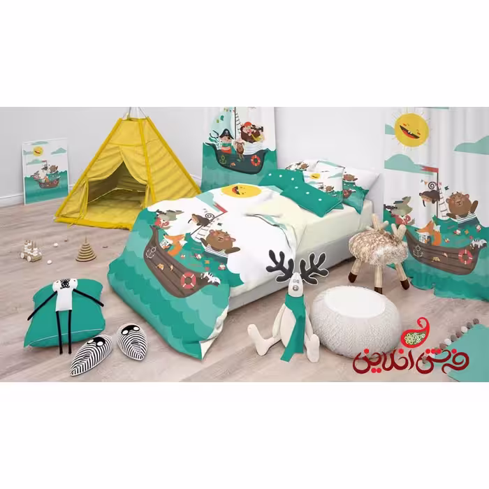 روتختی طرح کودکانه گوزن وبز  کد 2906