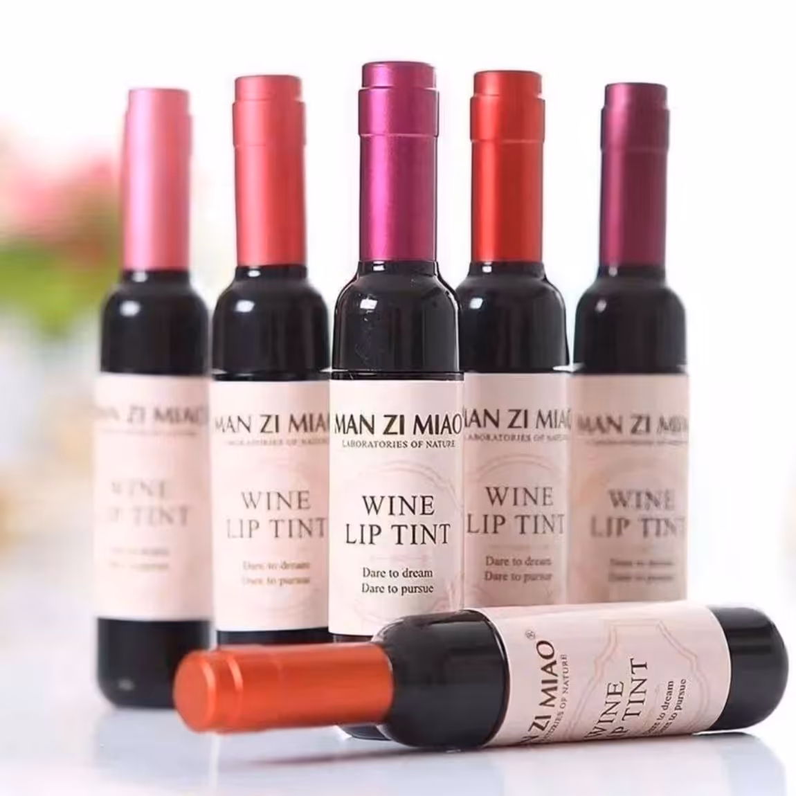 تینت لب شامپاینی  اورجینال با کیفیت عالی در شش رنگ بی نظیر 