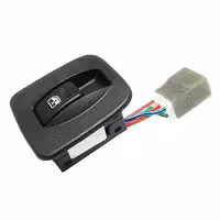 کلید شیشه بالابر تک پل طرح جدید با قاب دینا پارت مناسب کوییک کد 1501055