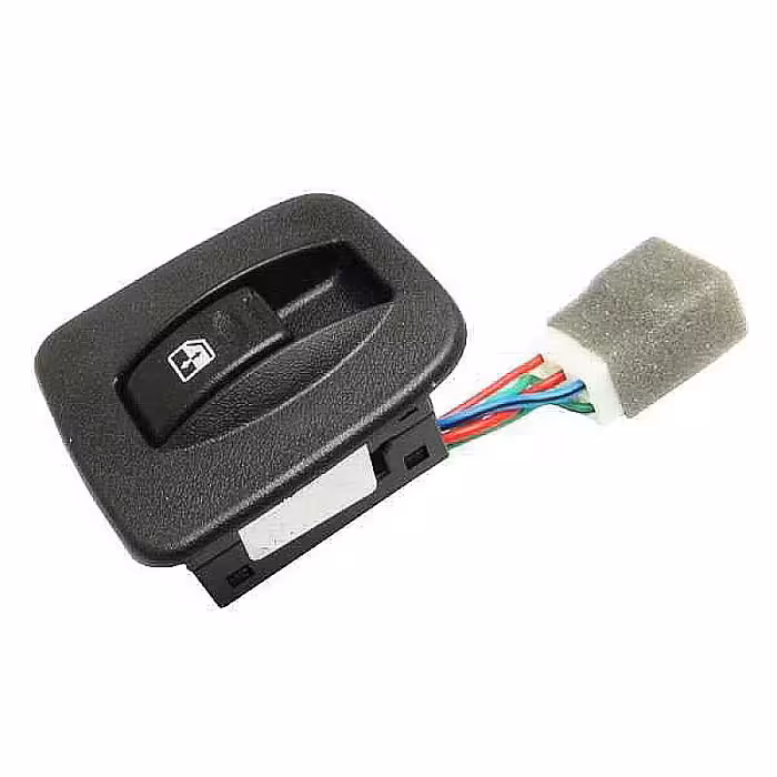 کلید شیشه بالابر تک پل طرح جدید با قاب دینا پارت مناسب کوییک کد 1501055