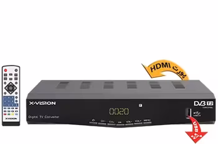 گیرنده تلویزیون دیجیتال ایکس ویژن ایکس دی وی بی 383