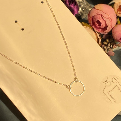 گردنبند نقره ای
