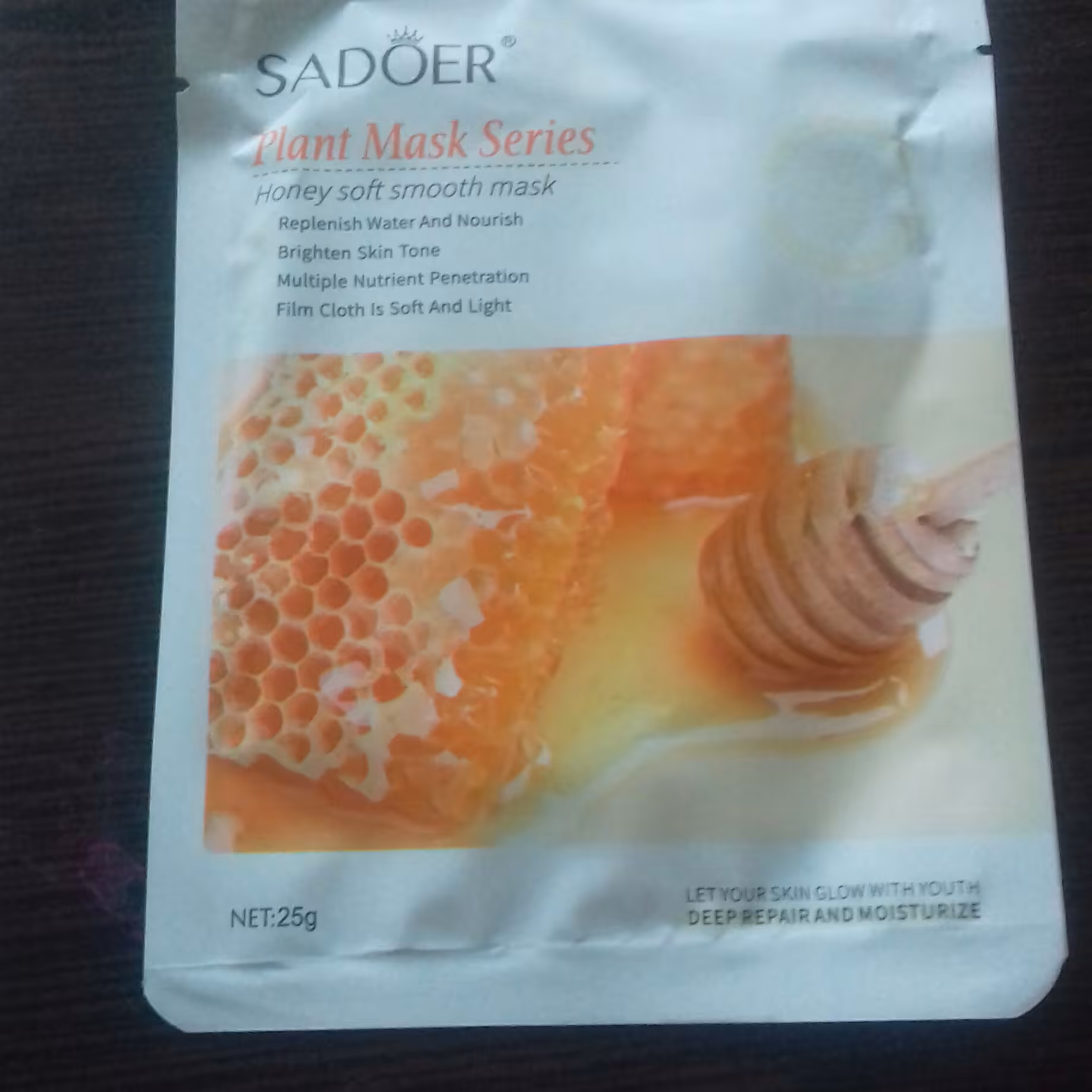 ماسک ورقه ای صورت عسل 