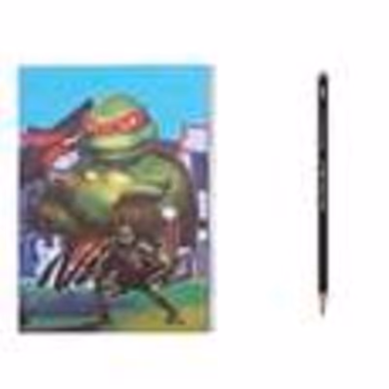 دفتر نقاشی مدل لاک پشت های نینجا به همراه مداد 
