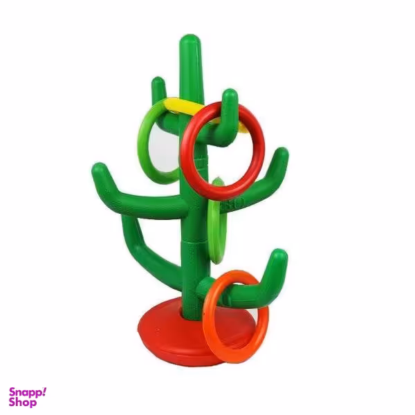 بازی آموزشی رینگ توز طرح پرتاب حلقه مدل کاکتوس