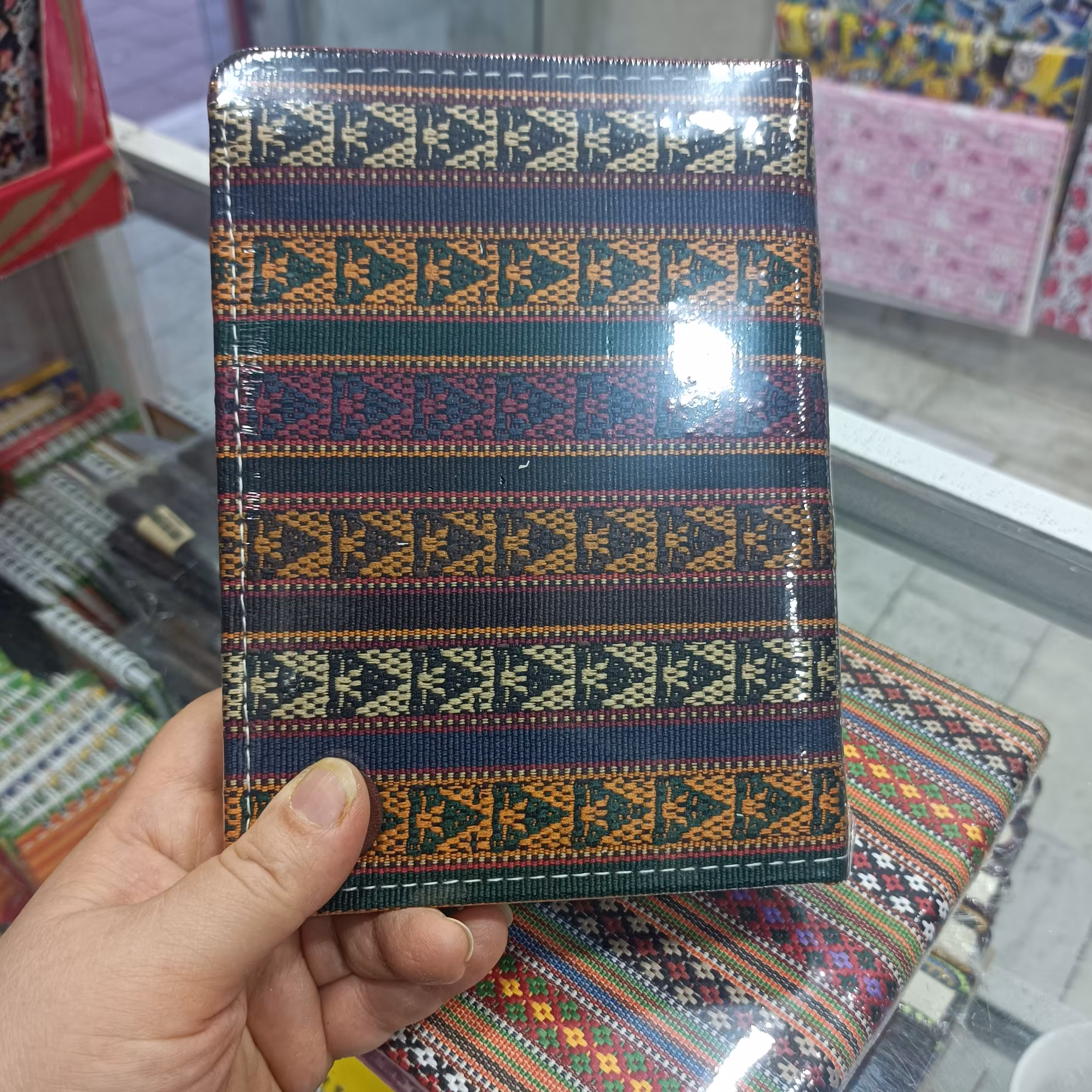 دفترچه یادداشت 120دوختی طرح جاجیم 