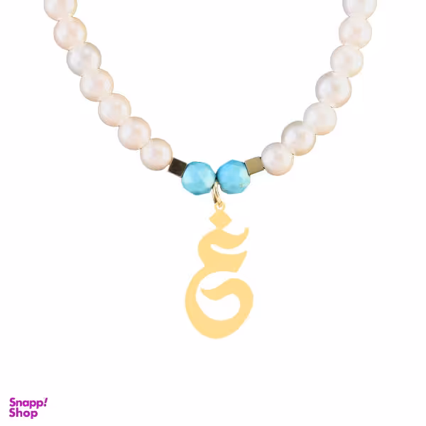 گردنبند طلا 18 عیار زنانه سانا گالری مدل حرف غ D10785